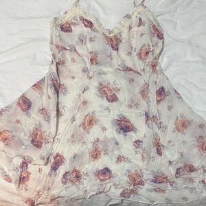 Floral Spaghetti Strap Dress